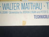 1964 ENSIGN PULVER 1/2 SHEET MOVIE POSTER - ROBERT WALKER, BURL IVES - P 460