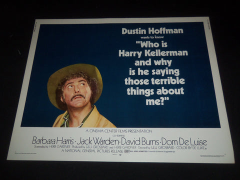 1971 WHO IS HARRY KELLERMAN? 1/2 SHEET MOVIE POSTER - BARBARA HARRIS - P 351